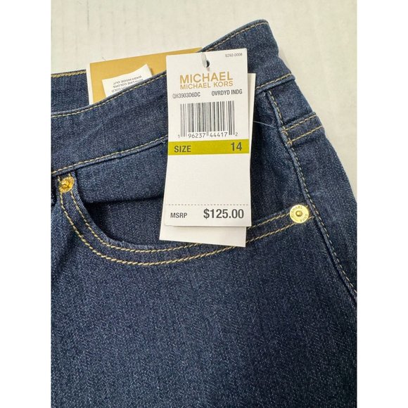 Michael Kors NWT Sz 14 Higher Rise Selma Boot Cut Jeans - Picture 9 of 14